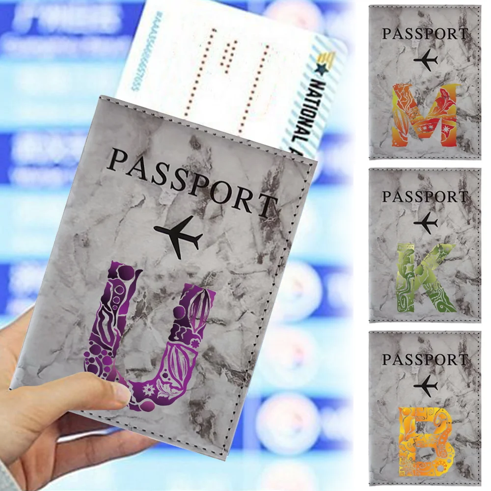 

Waterproof Passport Cover RFID Blocking Travel Document Organizer Wallet Case Credit Card Passport Storage Bag Engrave Image