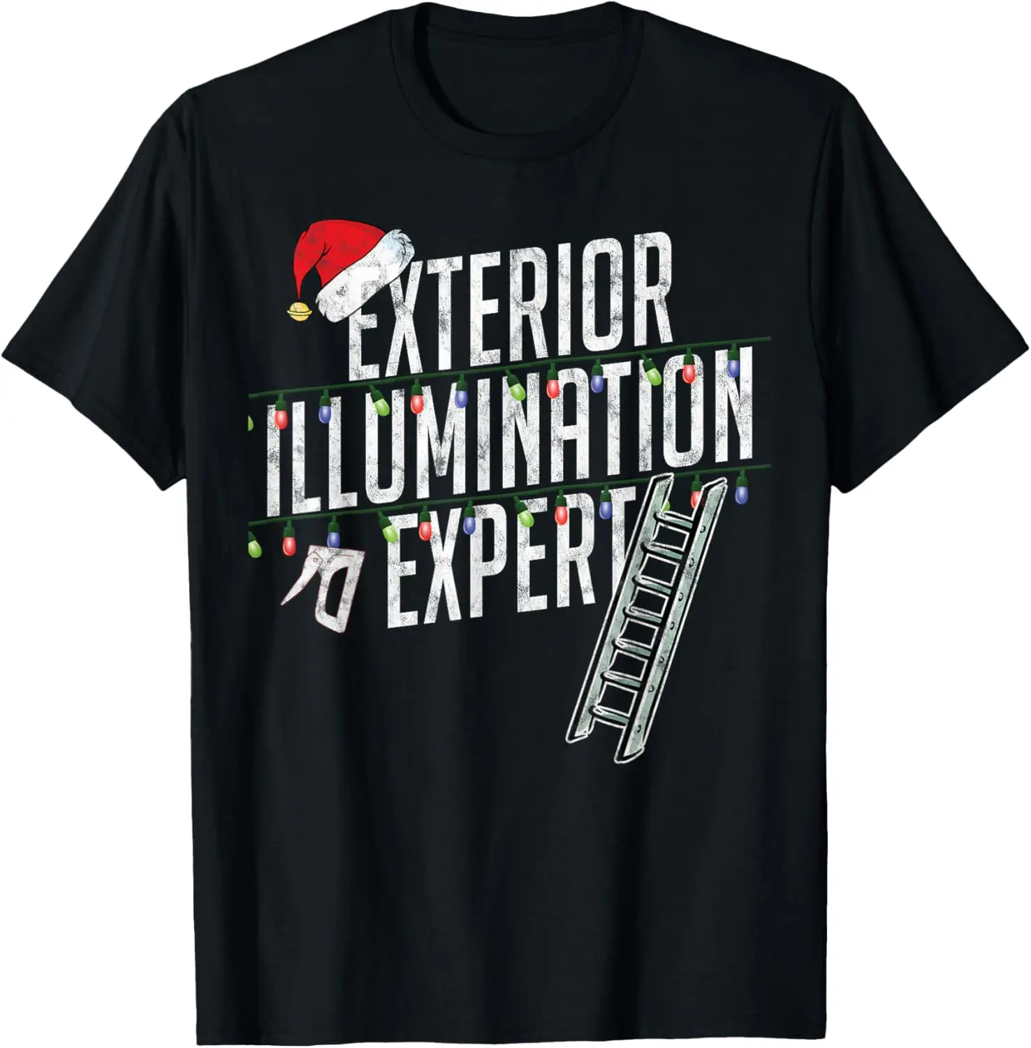 Exterior Illumination Expert Funny T shirt Christmas Lights T-Shirt