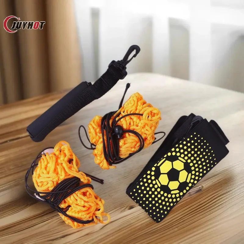 축구 바운스 백 바운스 장치 초등 및 중등 학생을위한 볼 컨트롤 및 연습 축구 훈련 벨트