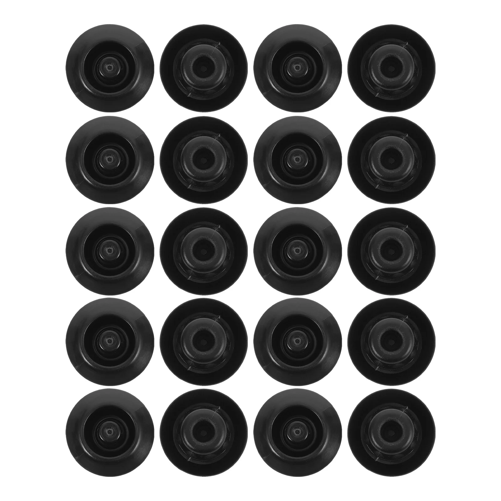

20pcs Rubber Solid Plug 11.4Mm Waterproof Dustproof Car Door Caps For Vehicle Chassis Protection Automotive Trailer Debris Cap