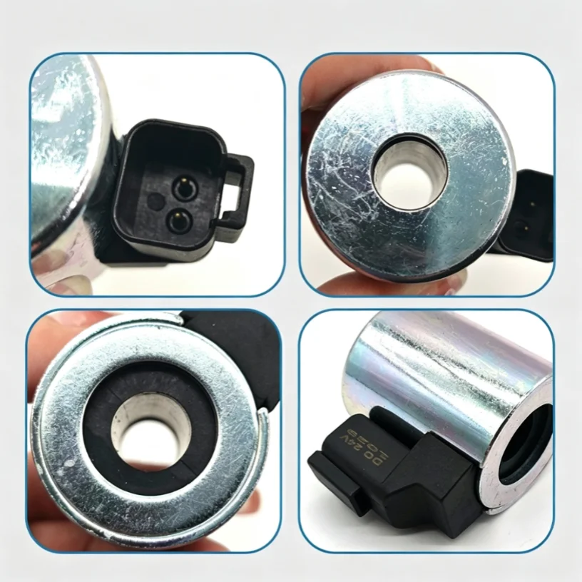 Solenoid Valve Coil For Excavator Hydraulic Solenoid Valve Quick Response Activation Smooth Machinery Performance