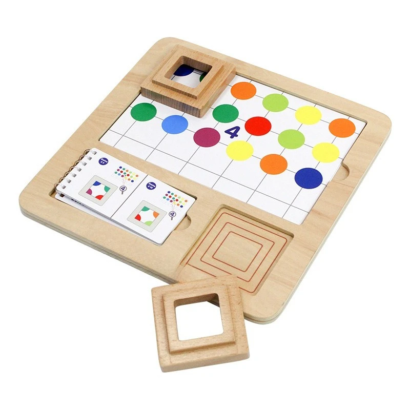 

Early education teaching aids small class color search learning board to improve children's concentration