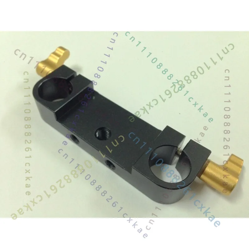 Dual Hole 15mm Rod Clamp Universal Camera Rig Accessory for DSLR Mirrorless Camera DIY Photographic Shooting Accessory