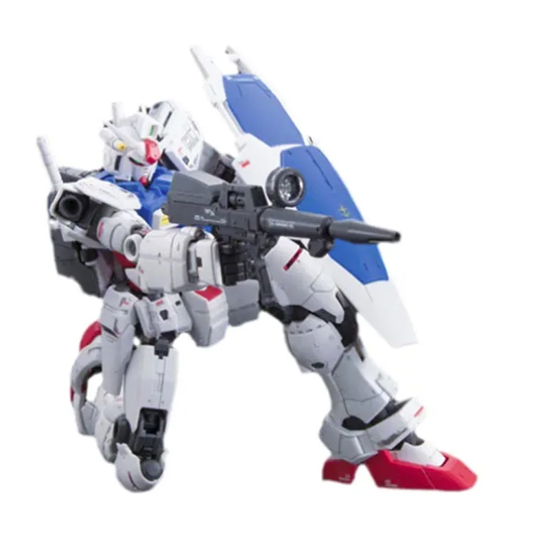 Bandai-Modèle de figurine d'action Gundam, RG 1/144, GP01, PHYRANTHES transformés, jouets d'assemblage, cadeaux pour enfants, anime, original