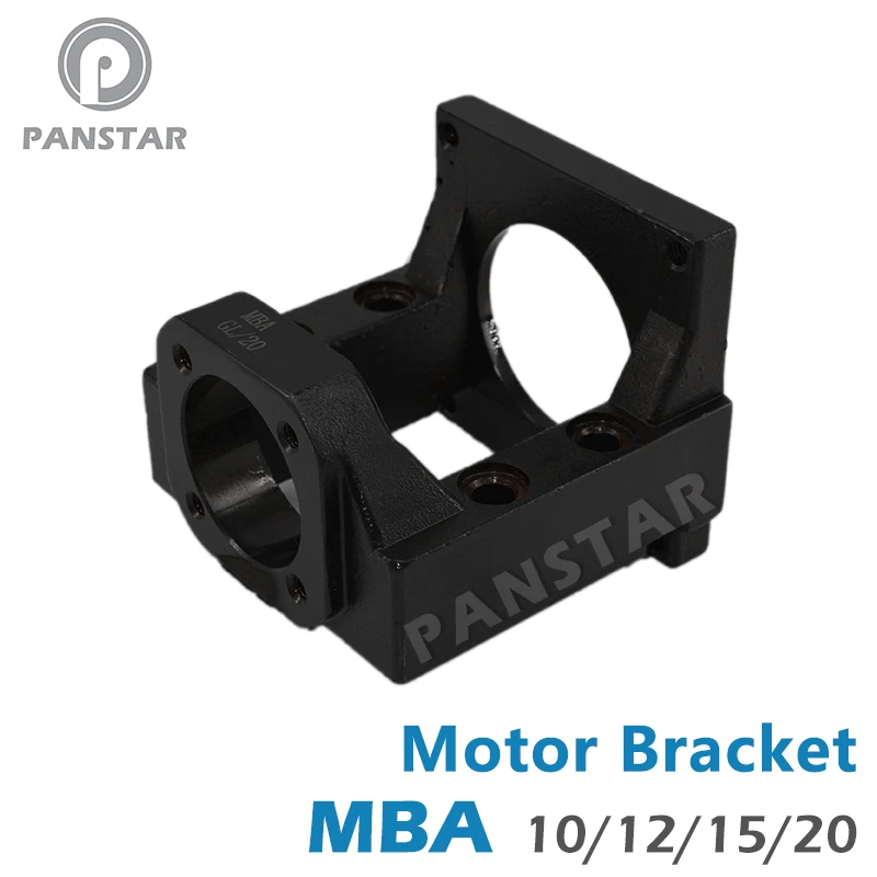 

PANSTAR MBA Premium Motor Bracket Ball Screw Motor Housing MBA10 MBA12 MBA15 MBA20 NEMA17 NEMA23 NEMA34 Set Support Unit CNC