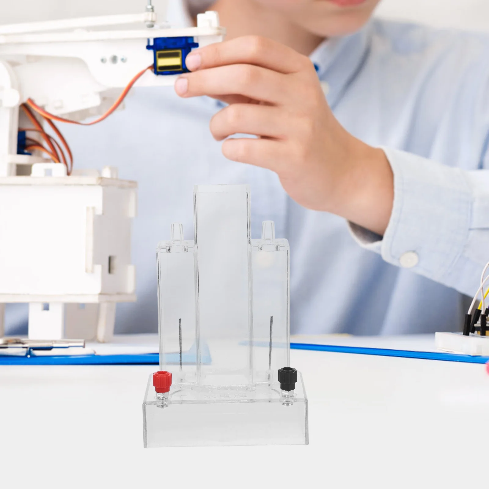 

Water Electrolysis Equipment Portable School Laboratory Chemical Teaching Equipment Classroom Electrolysis Demonstrator Hydrogen