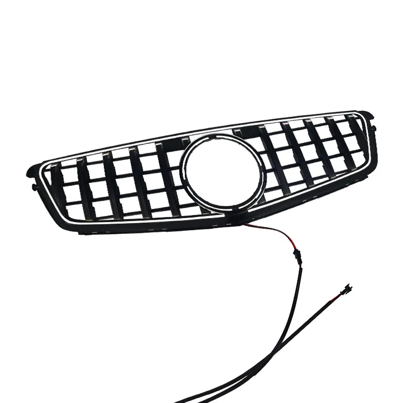 GT Style LED Illuminated Front Grille For W204 2009 2010 2011 2012 2013 2014 Parrilla Exterior Accessories Car Grille