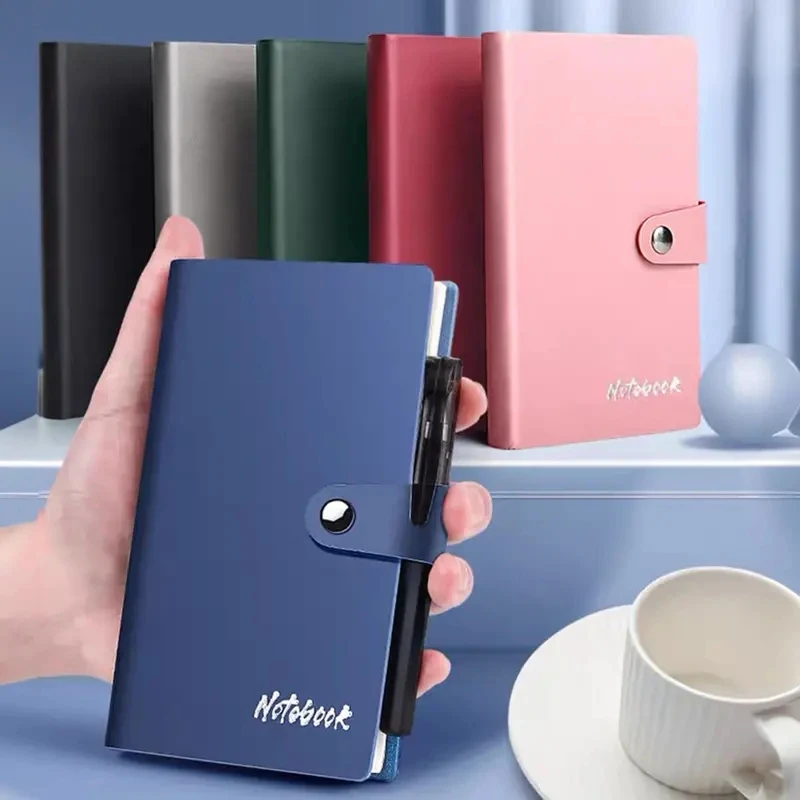 Simple A7 Week Planer Mini Notebook PU Cover Pocket Journal Notepad  Perfect For Travel Business Meetings & Daily Notes