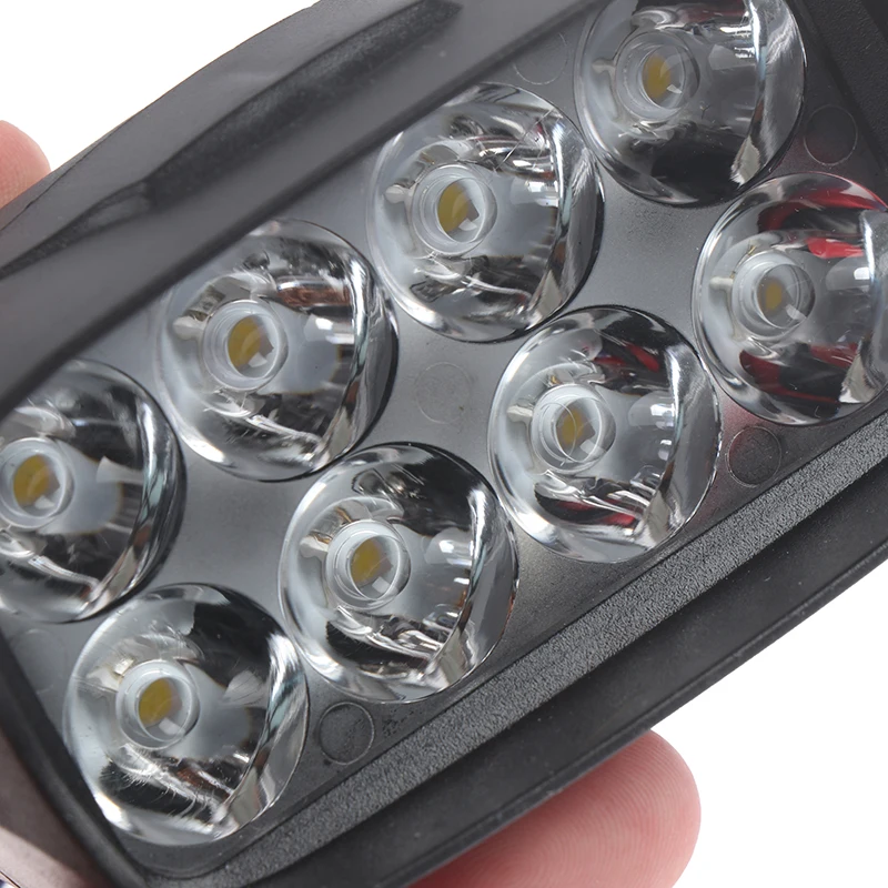 1PC 12-24W 8LED/12LED/16LED Work Light Bar Flood Spot Combo Driving Lamp Car Truck Offroad 12-85V 6000K Wholesale