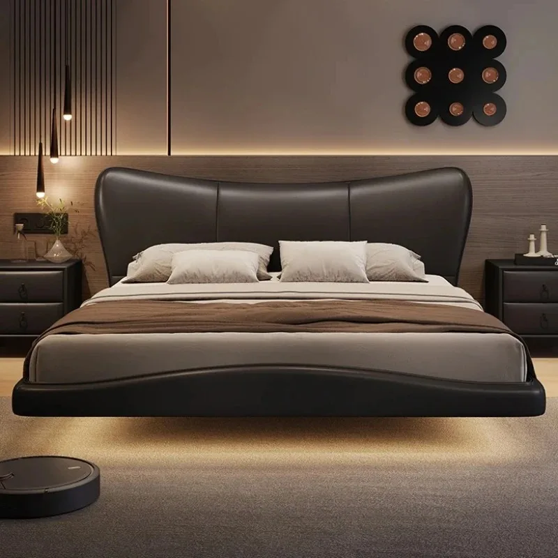 

Low Profile Elegant Double Bed Wood Modern Bedroom Twin Queen Frame Bed Full Size Home Luxury Camas De Dormitorio Furniture Home