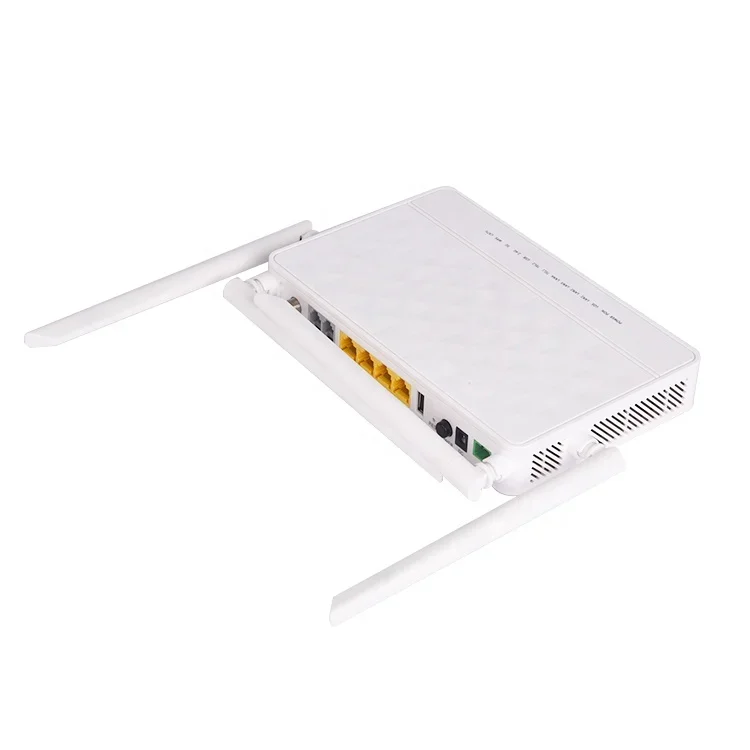 

Good Price Dual Band XPON ONU Fiber Network Equipment 4GE+2VOIP+2.4G/5.8G WLAN+1USB+CATV GPON EPON onu