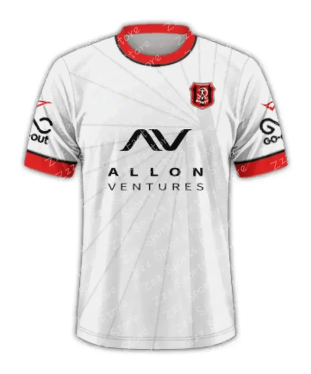 

2025 Hapoel Jerusalem Home and Away Football Jerseys Fashion Quick Drying Casual Sports 3D T-shirts Breathable Short Sleeves