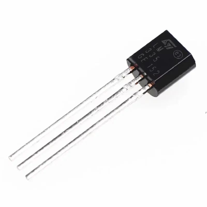 Sensors, Transducers LM335Z/NOPB Temperature Sensors Analog and Digital Output Local -40°C ~ 100°C 10mV/°K TO-92-3