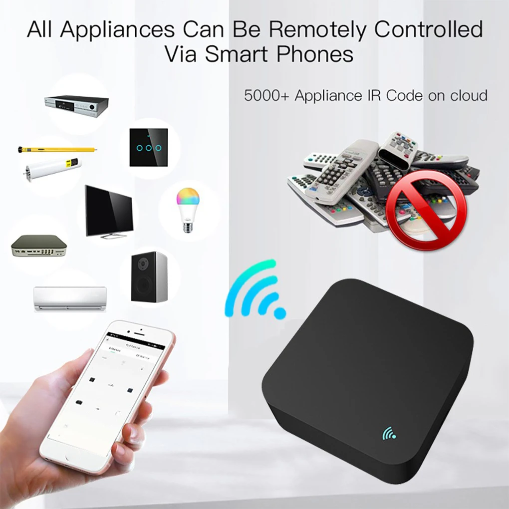 IR RF Remote Control Wireless Smart Home Improvement Electric Curtain Controller Household Intelligent Timing Function TV AUD