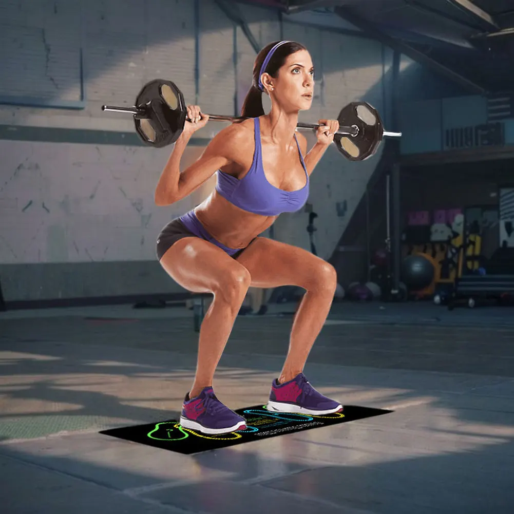 PU 스쿼트 매트 운동 무릎 매트 다기능 스트레치 매트 안티 슬립 무릎 푸시 업 패드 홈 체육관 운동을위한 3 위치