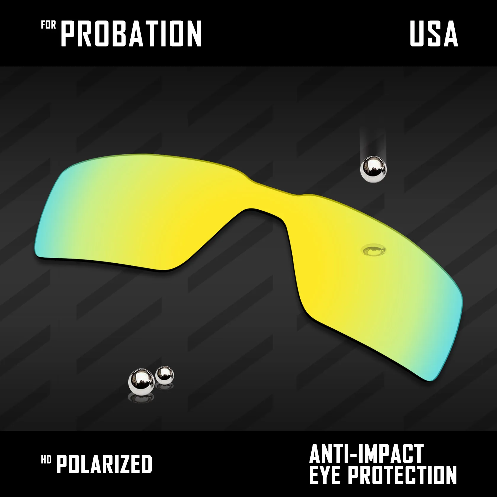 OOWLIT Lenses Replacements For Oakley Probation OO4041 Sunglasses Polarized - Multi Colors