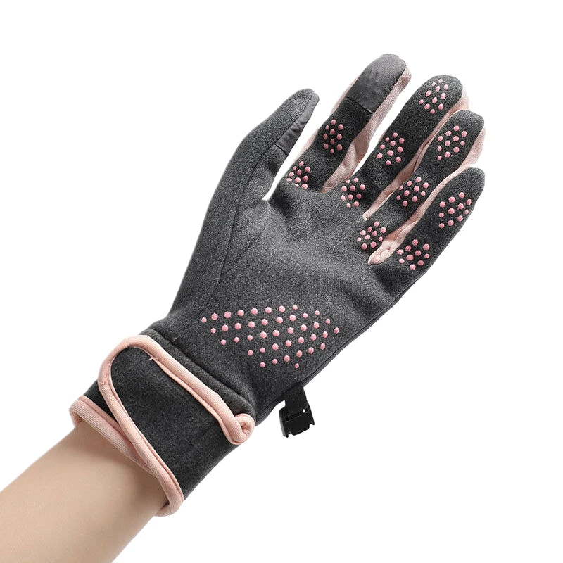 Autumn Winter All Finger Touch Screen Warm Gloves Outdoor Sports Running Cycling Glove Waterproof Nonslip Plus Velvet Gloves