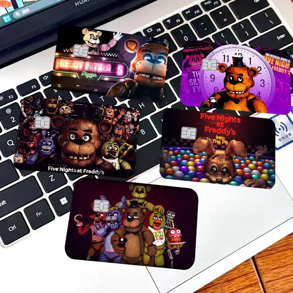 Fnaf Five-nights-At-Freddys Anime Cartoon Anime Cartoon Sticker Film Skin for Credit Card Debit Bank Bus Card