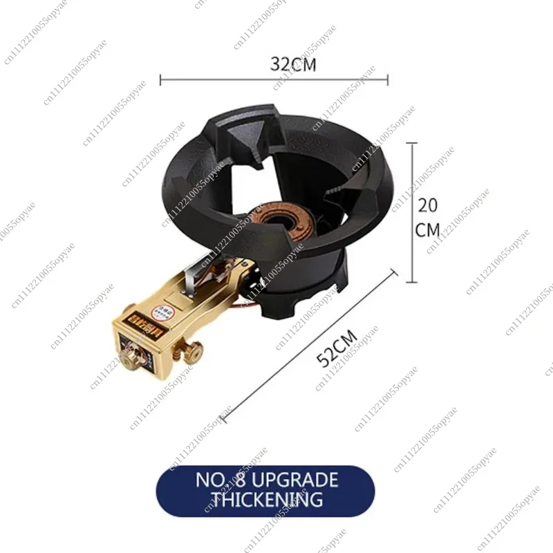 Commercial Fierce Fire Gas Stove Single Gas Stove Wok Burner Energy-saving Kitchen Gas Stove Cooktop Hob