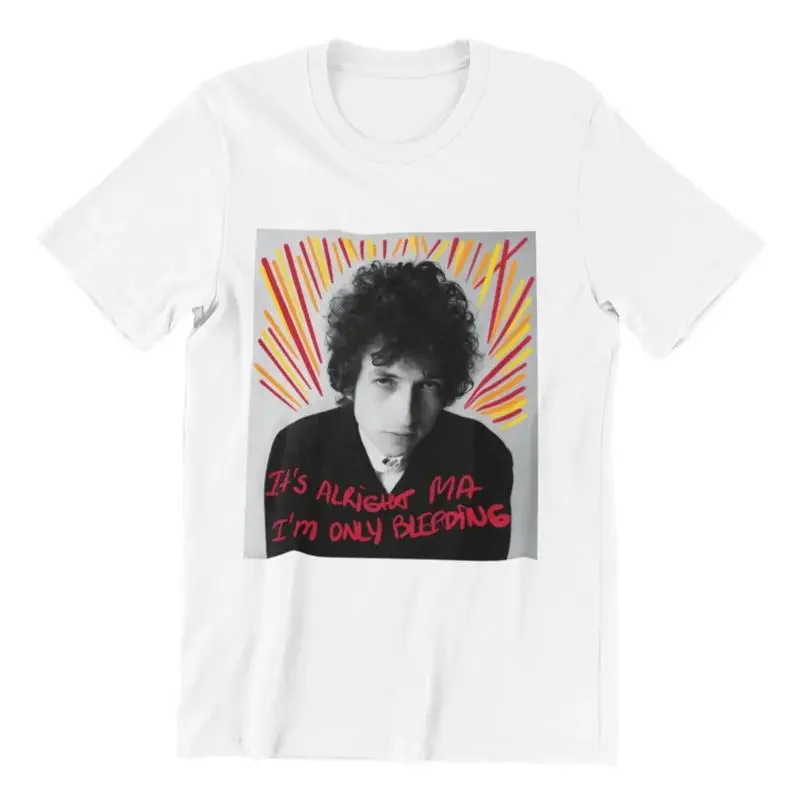 Camiseta de Bob Dylan estilo rock original vintage