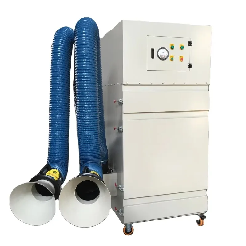Powerful Auto Air Pulse Jet Cleaning New Condition Wood Dust Collector with Air Cartridge Filter for Dust Collection