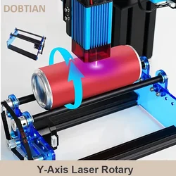 3D Printer Laser Engraving Machine Y-axis Rotary Roller Engraving Module for Engraving Cylindrical Objects Cans