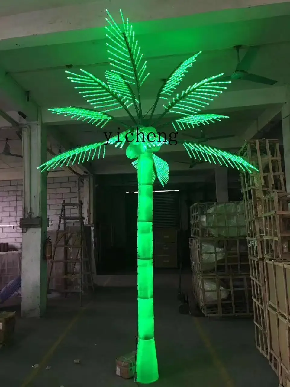 r5.20  LED Coconut Tree Decorative Light Outdoor Waterproof Luminous Coconut Tree Light Landscape Lighting Simulation