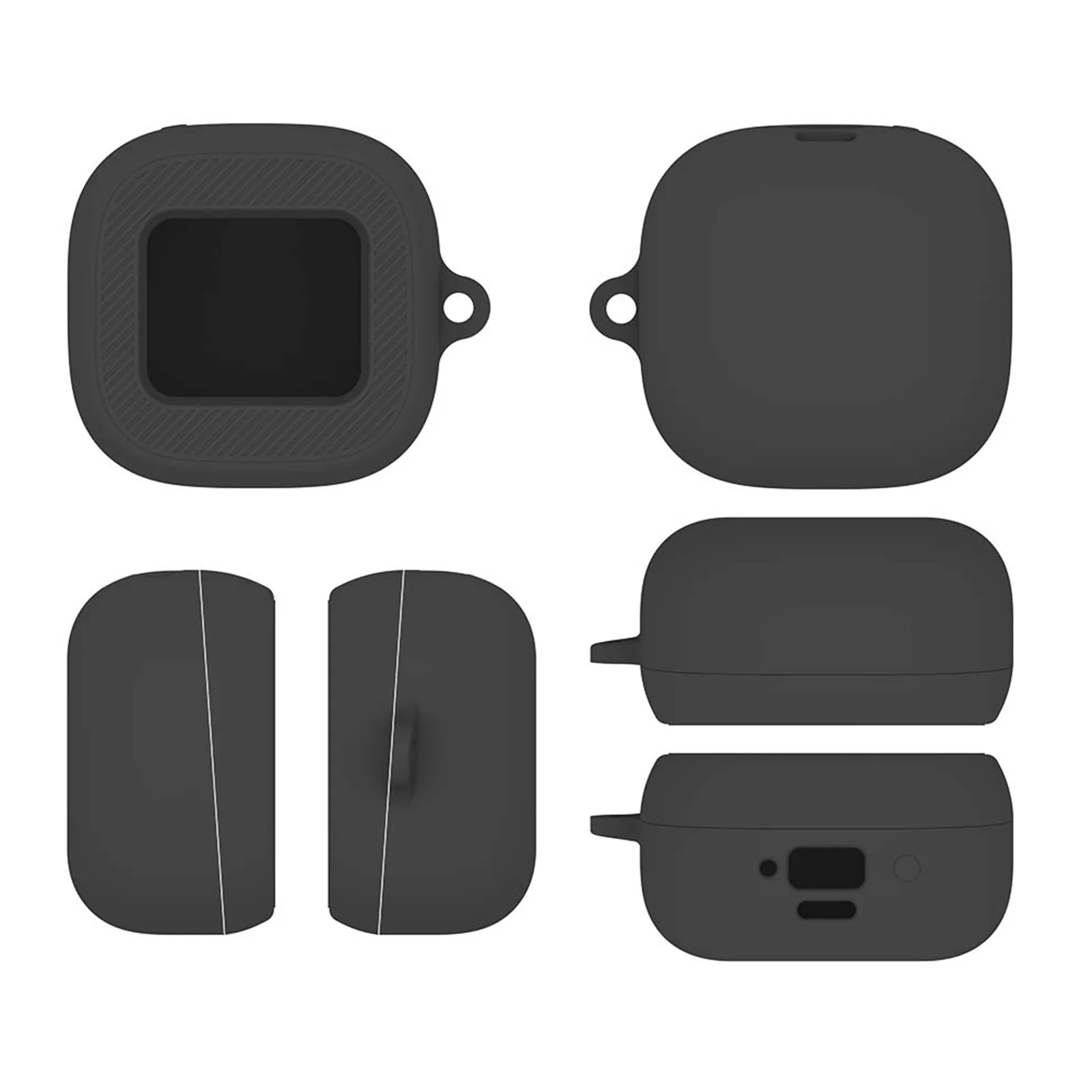 Outdoor Earbuds Case Cover for Soundcore Anker Liberty 5 Pro Max Silicone Non-slip Shockproof Carabiner