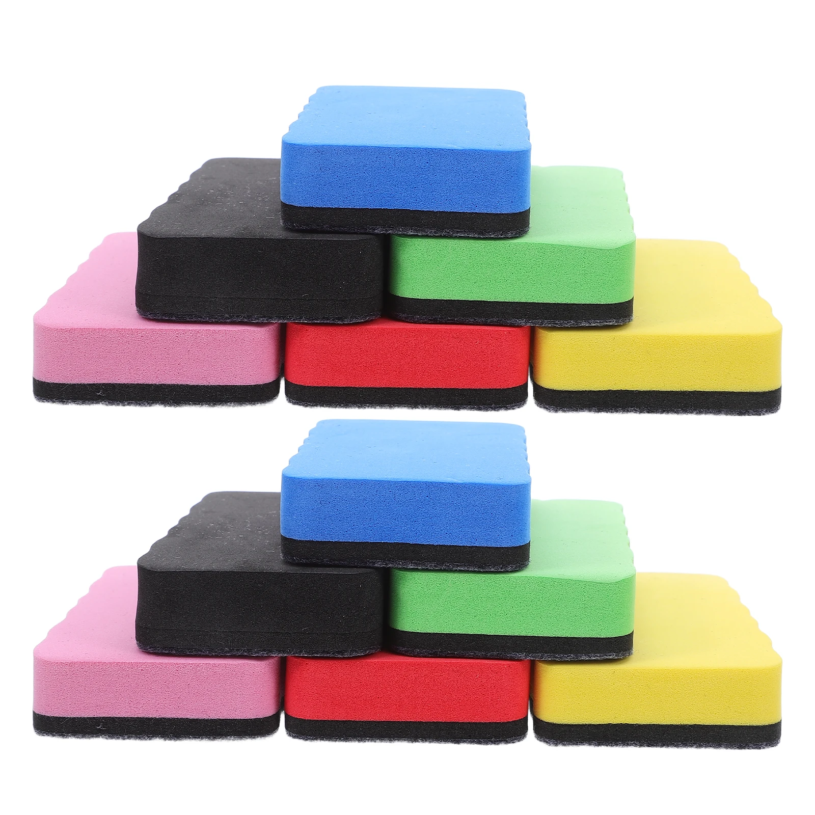 12 قطعة ممحاة اللوحة المغناطيسية عالية الكثافة ورأى الجاف محو ماركر مزيل للزجاج الخزف الأسطح غير المسامية الفصول الدراسية عدة #1