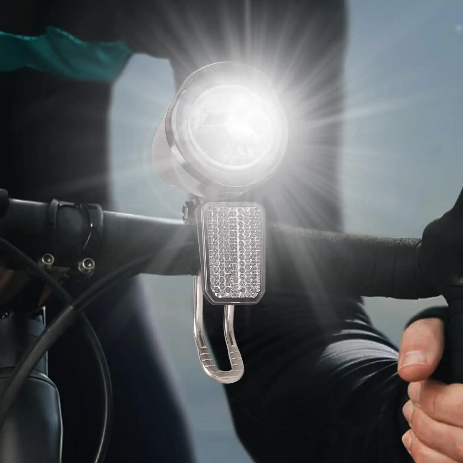 NEW HOT In Stock-Bicycle Modification Accessories 6V-60V Headlight Night Riding LED Lighting Night Riding Equipment/Waterproof C