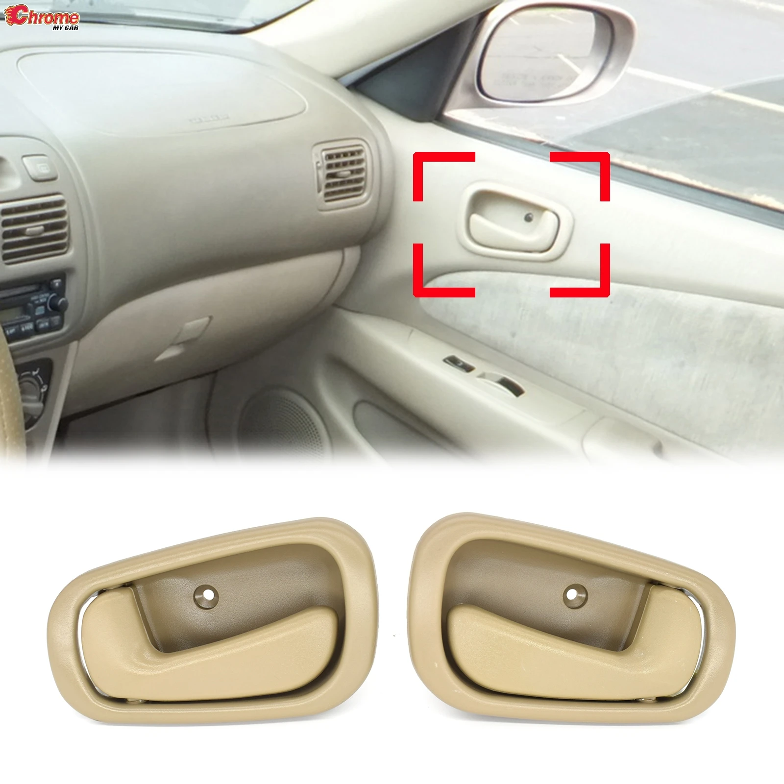 

2in1 For Toyota Corolla Prizm 1998 1999 2000 2001 2002 Left Right Interior Inside Inner Door Handle 6920602050E0 6920502050E0