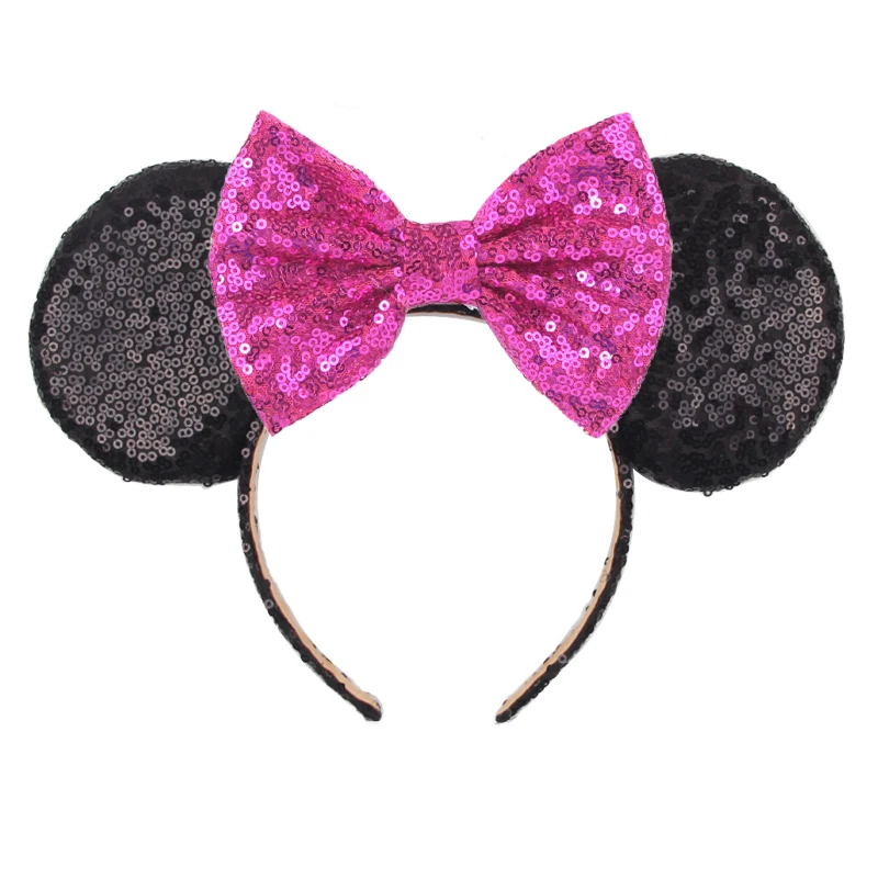 2023 Disney Muis Oren Hoofdband Voor Meisjes Volwassenen 5 ''Polka Dot Strik Haarband Festival Feest Reizen Diy Haaraccessoires - afbeelding 1