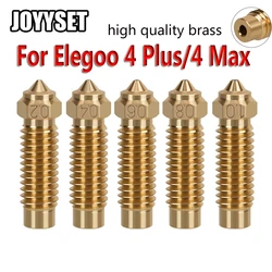 For Elegoo Neptune 4 Plus/4 Max Nozzle 0.2/0.4/0.6/0.8/1.0MM Nozzle High Quality Brass 1.75mm 3D Printer Parts for Elegoo 4Plus