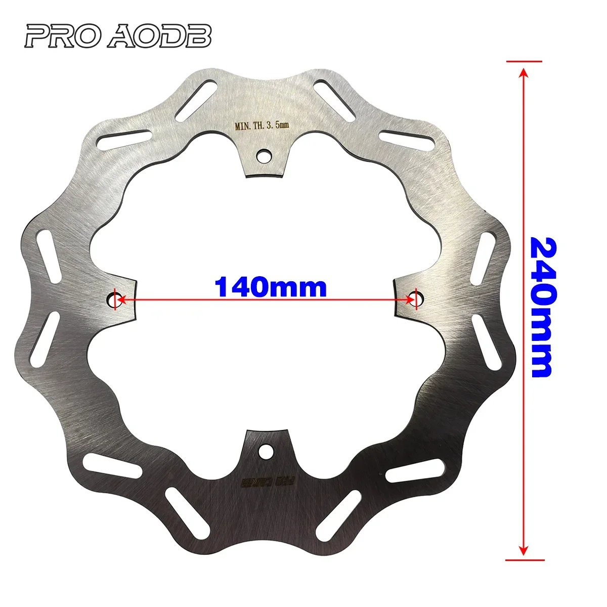 270mm 260mm 240mm Front Rear Brake Disc Rotor For Honda CR125E CR125R 2002-2008 CRF250R CRF250X 2004-2021 CRF250X CRF250R 2020