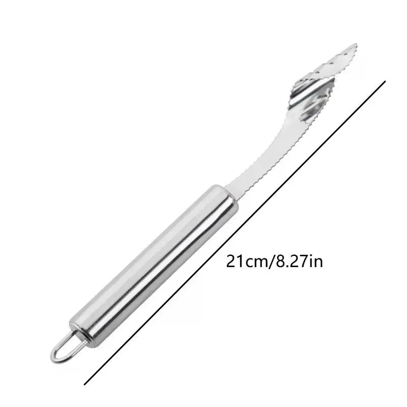 2pc Stainless Steel Corer Chili Corer Bitter Gourd Seed Remover Core Digging Knife Green Pepper Cutter Seed Digging Tool Kitchen