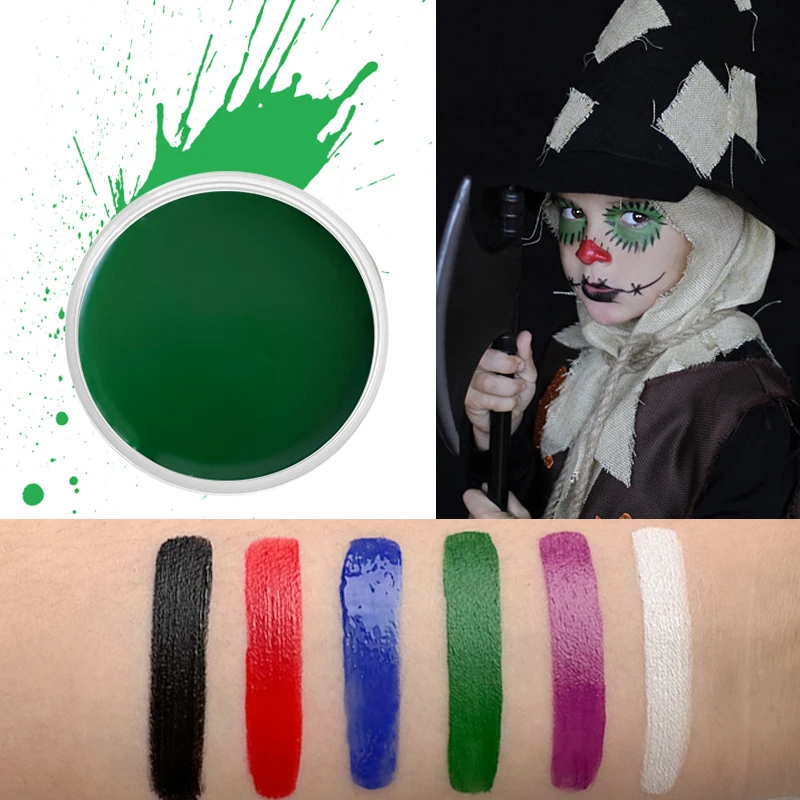 Professional Facial Body Painting Colours Children's Make-up 15 Colors for Painting Halloween Masquerade Outdoor for Kids Makeup