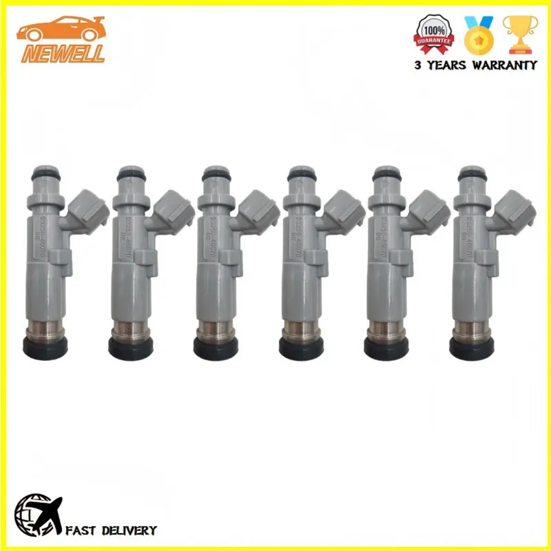 

6pcs 23250-46070 23209-46070 370CC Fuel Injector For 1996-2002 TOYOTA SOARER CROWN CHASER MK2 1JZGTE 1JZ JZS171 JZX100 110