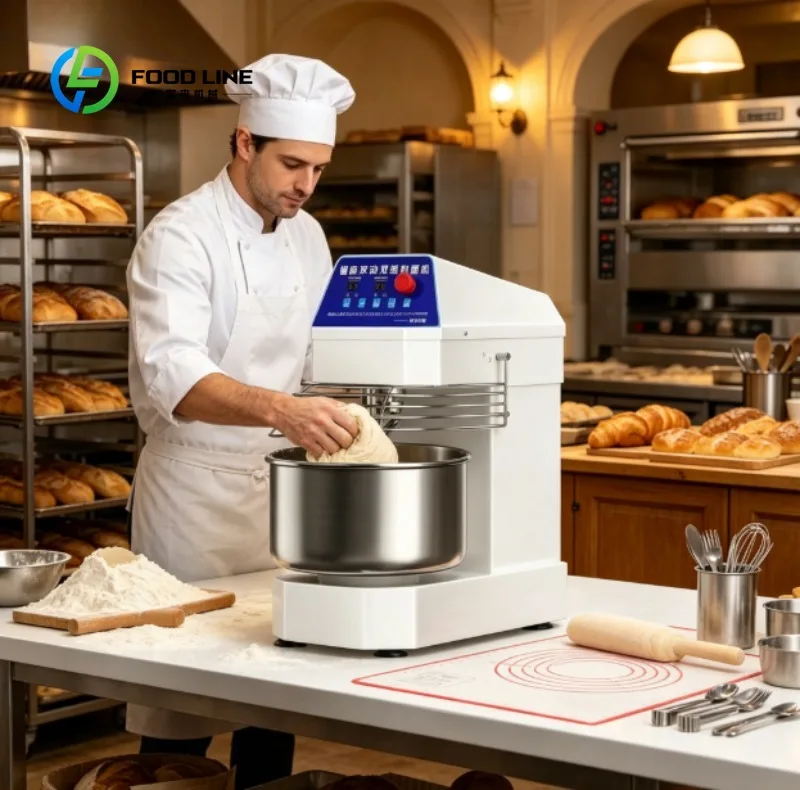 

Fully Automatic Dough Kneading Machine with Time Control for Making Bread, Dumpling Wrappers, and Steamed Buns