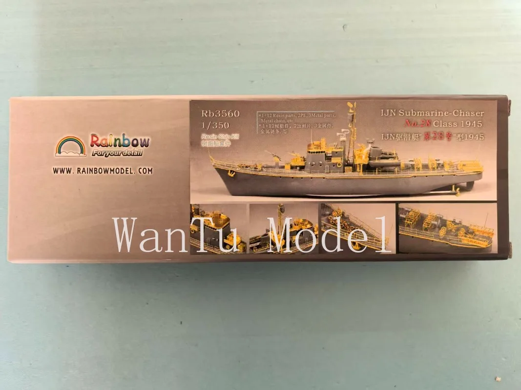 rainbow-model-rb3560-1-350-ijn-submarine-chaser-no28-class-1945-resin-ship-model-kit