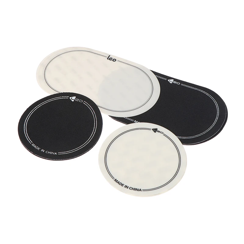 Double Pedal Patch Drum Head Kick Pad Protector for Parts Percussion Accessories 12.8x6.5cm