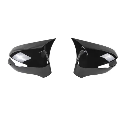 Gloss Black Side Rear View Mirror Cover for Honda Civic 8th Gen 2006-2012 - Premium Car Tuning Trim Accessories