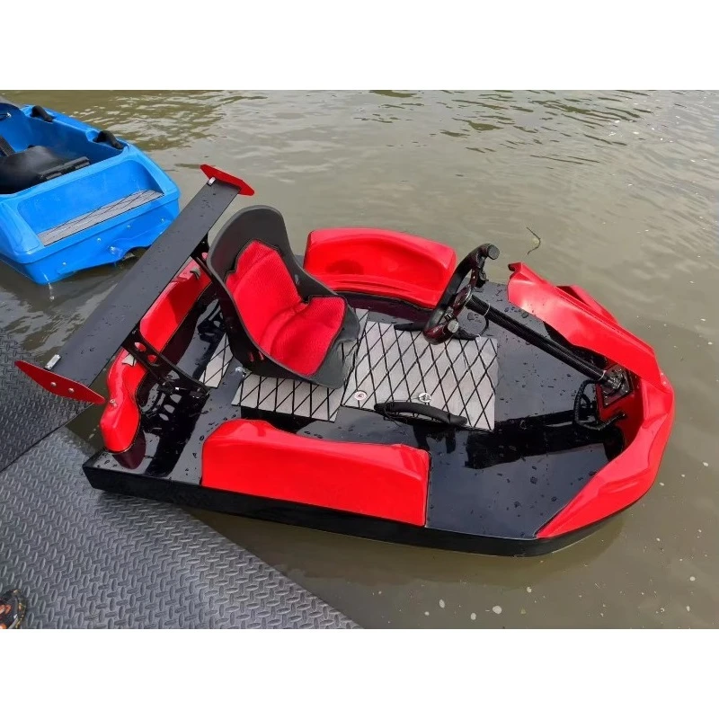 Hot Sell 18kw Electric Jet Ski Fiberglass Go Karting Boat Surfing Drifting Boat Mini Electric Boat for Water Sports