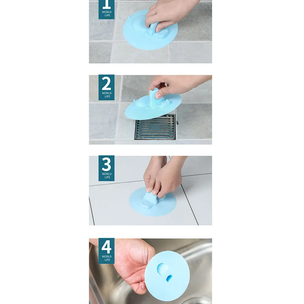 

Премиальная силиконовая заглушка-фильтр для слива в форме бегемота, большой размер, для раковины, ванны, прачечной, с функцией отключения воды и герметизации