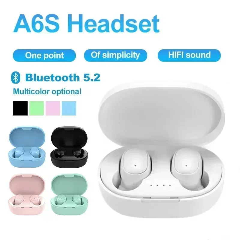 New TWS Bluetooth Earphones Wireless Bluetooth Headset Noise Cancelling Headsets With Microphone Headphones for SmartPhone