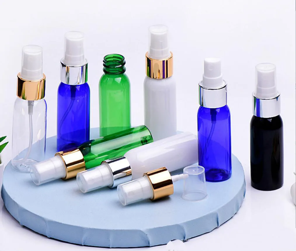 

30ml plastic PET pump bottle serum toner essence sample testing moisture toilet water whitening mist sprayer cosmetic packing