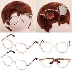 Cotton Stuffed Doll Preppy Cotton Dolls Glasses Idol Plush Doll Glasses Cotton Doll Eyeglasses 20CM Doll Gold-rimmed Glasses