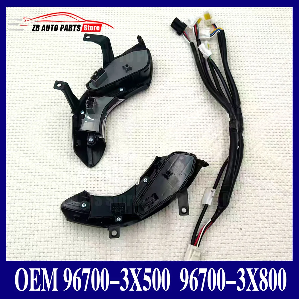 Picture 4: For Elantra MD steering wheel button, left multimedia control button, right cruise control button, OEM 96700-3X500 3X800