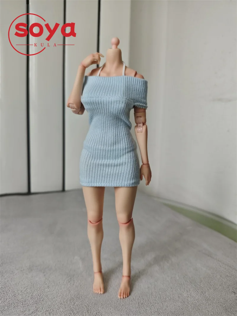 True1Toys EC3027 EC3028 1/6 Female Narrow Shoulder Articulated Joints Body 12'' White Light Wheat Action Figure Doll