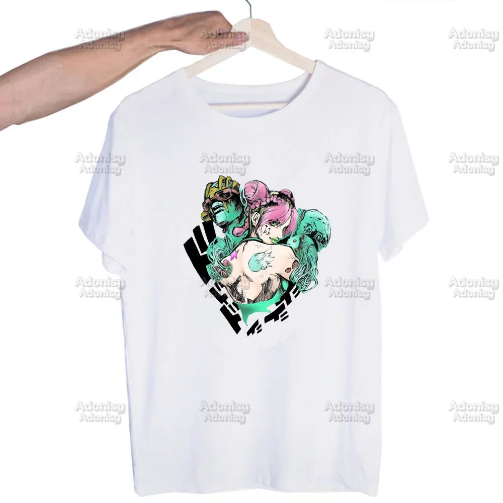 

Stone Ocean JOLYNE CUJOH Jojo Bizzare футболка мужские рубашки качественные летние топы футболки с короткими рукавами футболки