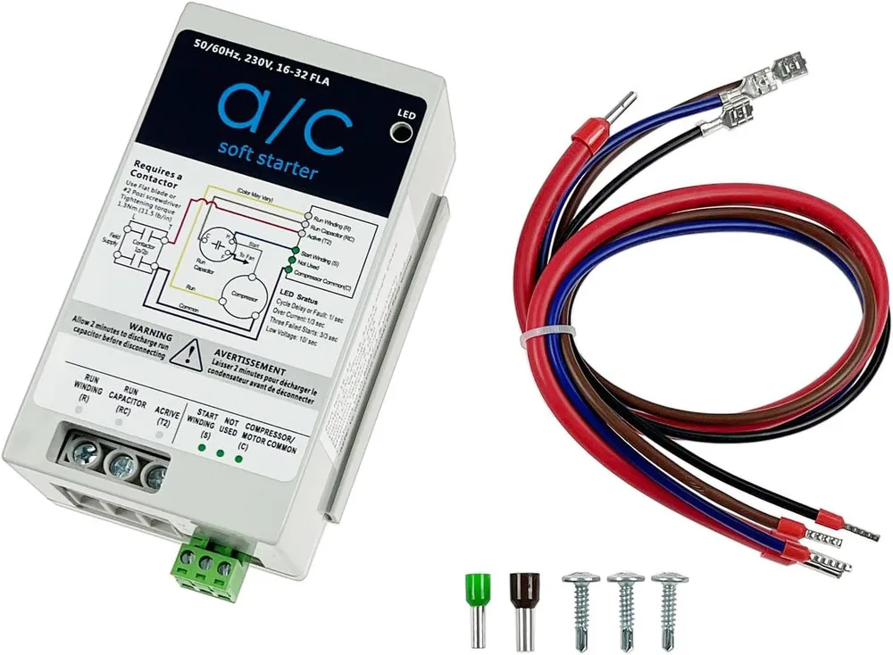 AC Soft Start Module (16-32A) Compatible with 4-7 Ton AC Unites | Easy Install |